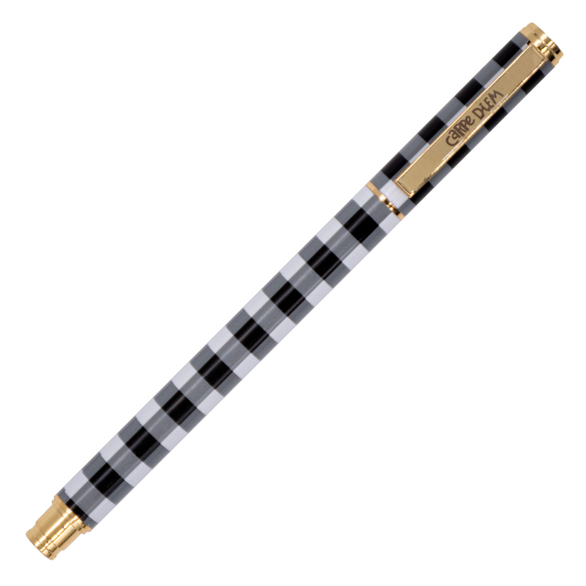 Pukka Pads Buffalo Check Metal Gel Pens pack of 6